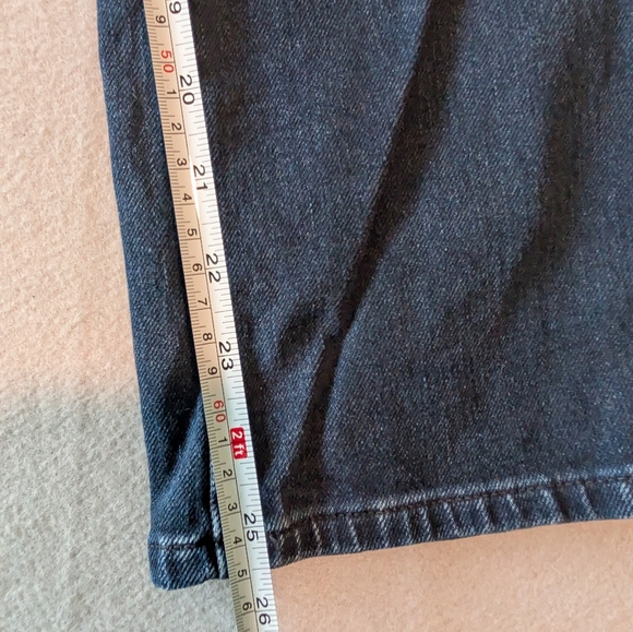 Banana Republic Premium Denim High-Rise Crop Boot Cut Jeans Dark Wash Sz 26 - Picture 8 of 10